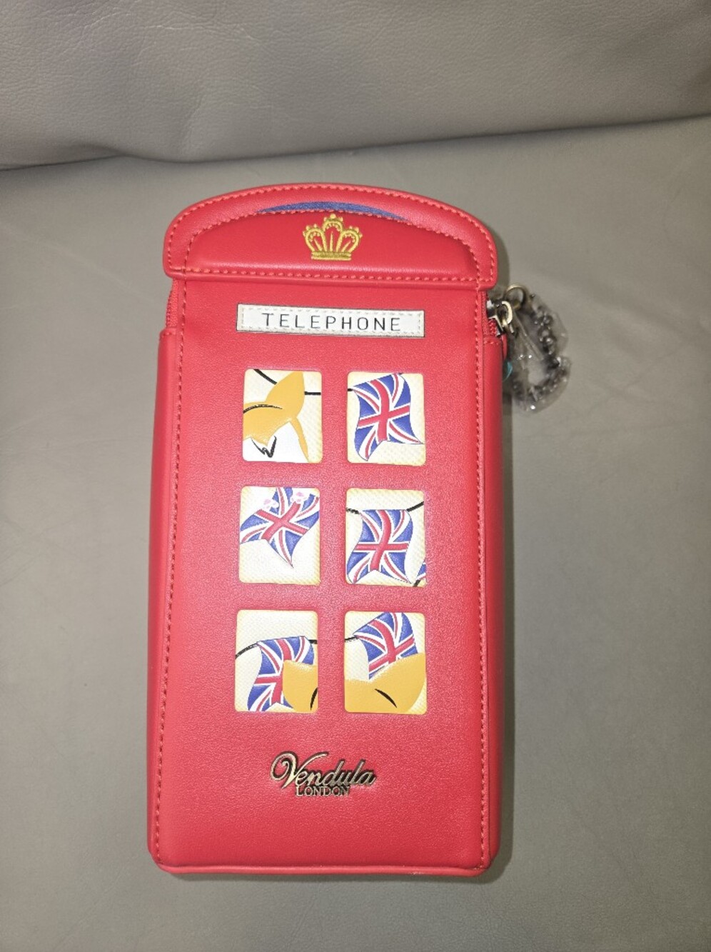 NWT Vendula London Cats And Corgis Telephone Box Crossbody Bag - Picture 5 of 10